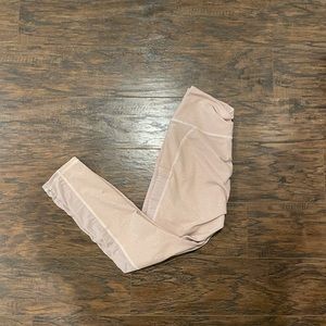 Light Pink Fabletics Long Crop Leggings